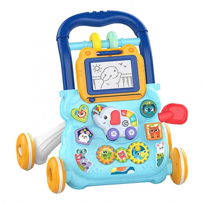 Interactive Educational Baby Walker Blue