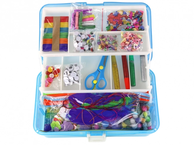 Blue Expandable Art Kit for Kids