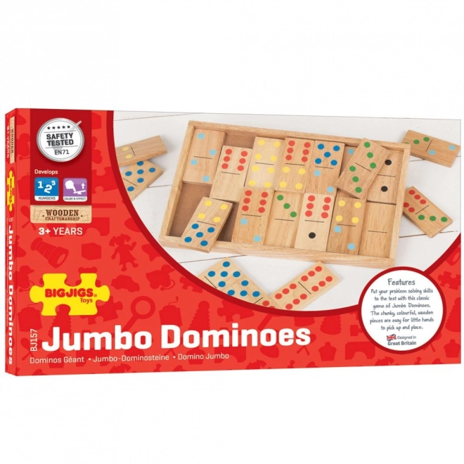 Bigjigs Toys Large Wooden Domino