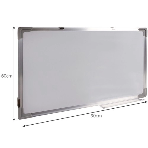 Magnetic Dry Erase Board 90x60cm with Markers and Magnets