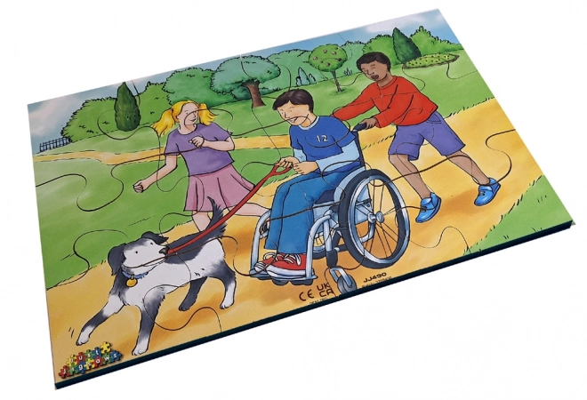 Just Jigsaws Inclusive Wooden Puzzle Set