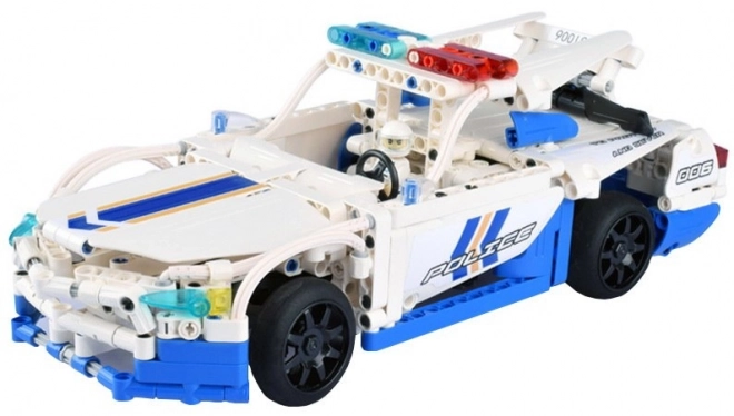 Remote Control Police Car Building Set