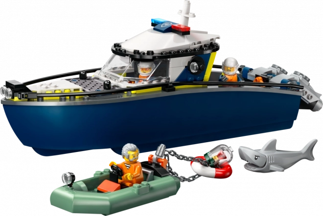 LEGO City Verfolgungsjagd im Polizeiboot