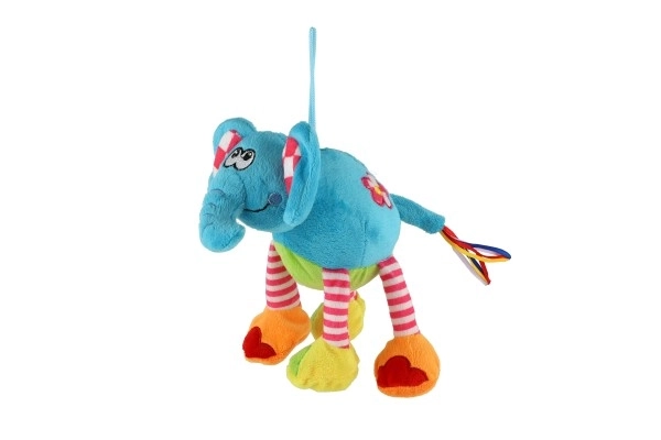 Colorful Plush Elephant 17cm