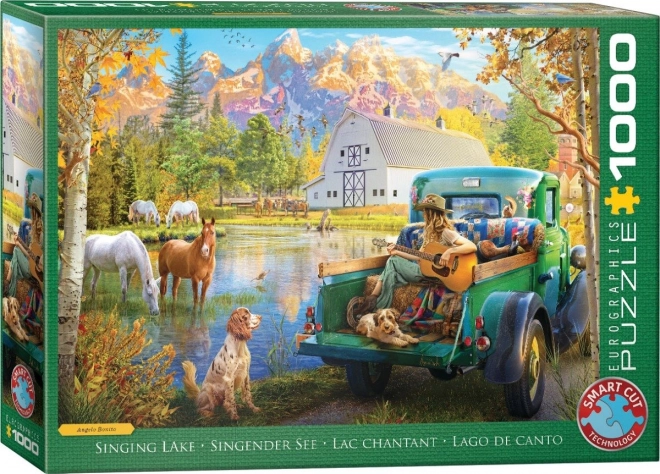 Puzzle Lago Cantante 1000 Pezzi