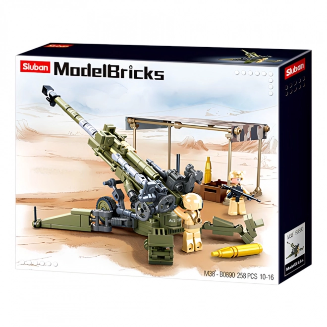 Sluban Model Bricks Howitzer Cannon M777