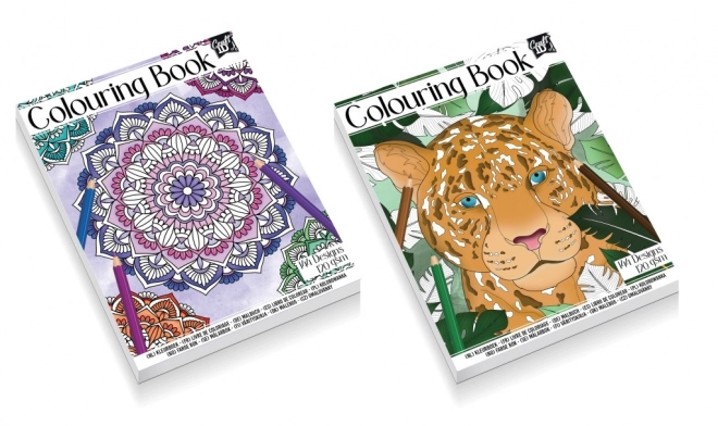 Coloring Book with 72 Sheets
