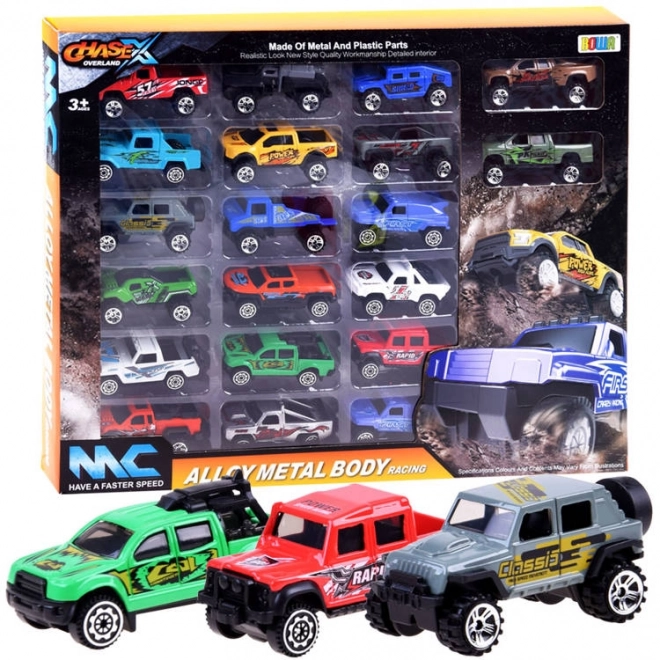 Large Set of Off-Road Die-Cast Cars