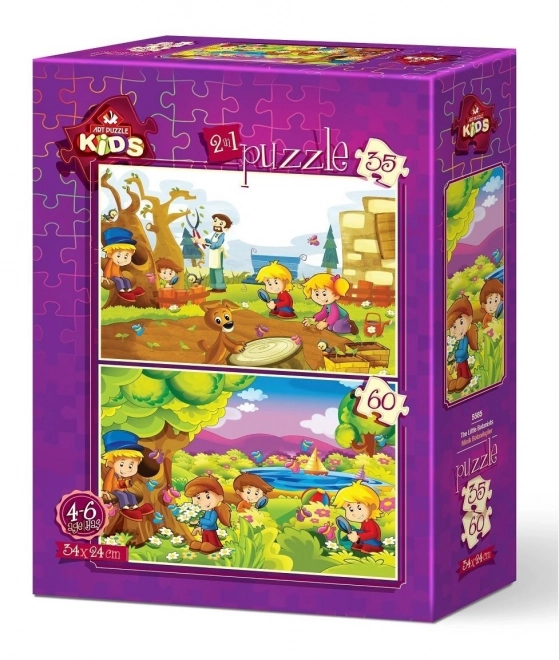 Little Botanists Art Puzzle Set