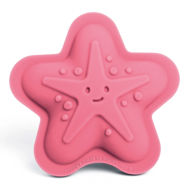 Bigjigs Toys Pink Coral Silicone Sand Molds