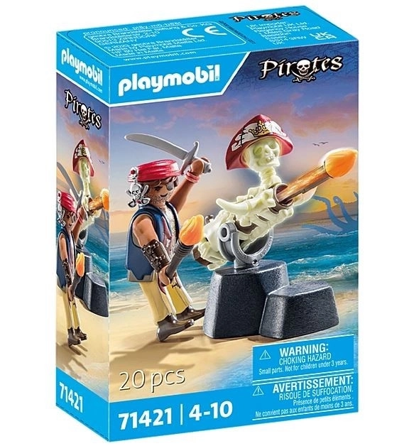 Pirates Spinning Cannon Figurine