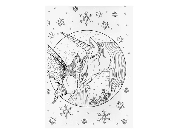 Unicorns Anti-Stress Coloring Book