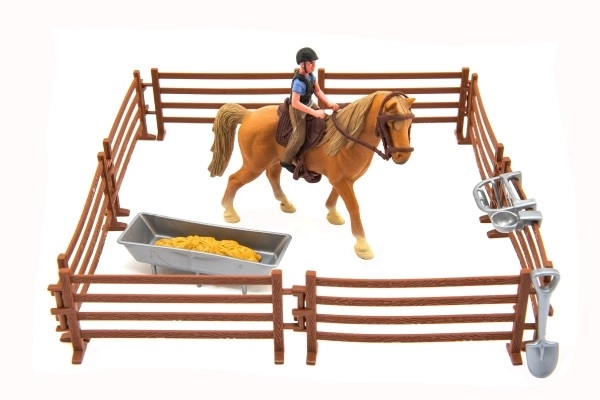 Jockey with Horse Playset