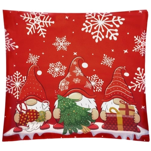 Decorative Gnome Christmas Pillow Cover 45x45cm