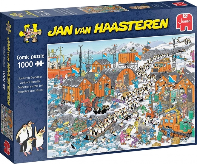 Jigsaw Puzzle Antarctic Expedition by Jan van Haasteren