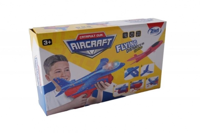 Foam Launcher Airplane with Light