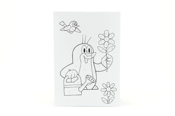 Coloring Book A5 Little Mole Paint by Numbers