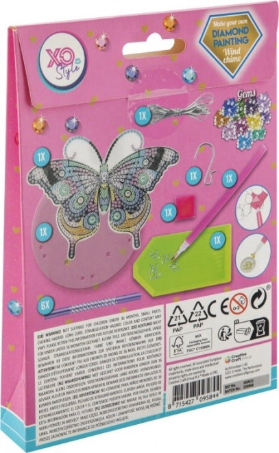 Grafix Diamond Painting Wind Chime Butterfly