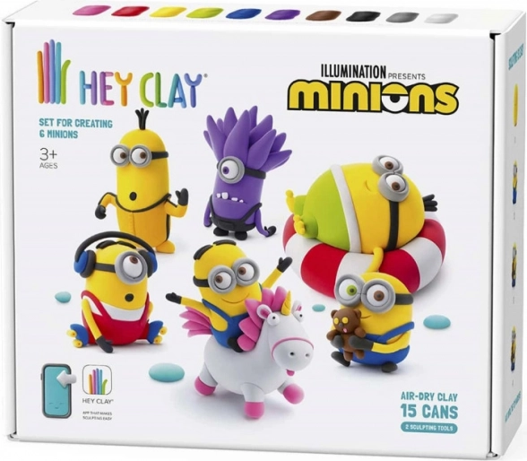 Hej Clay set en plastique Minions