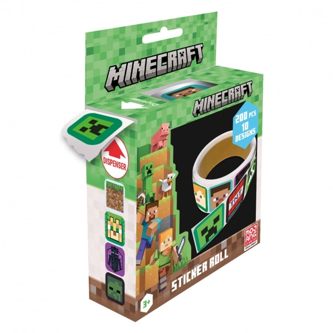 Minecraft Sticker Set - 200 Pieces