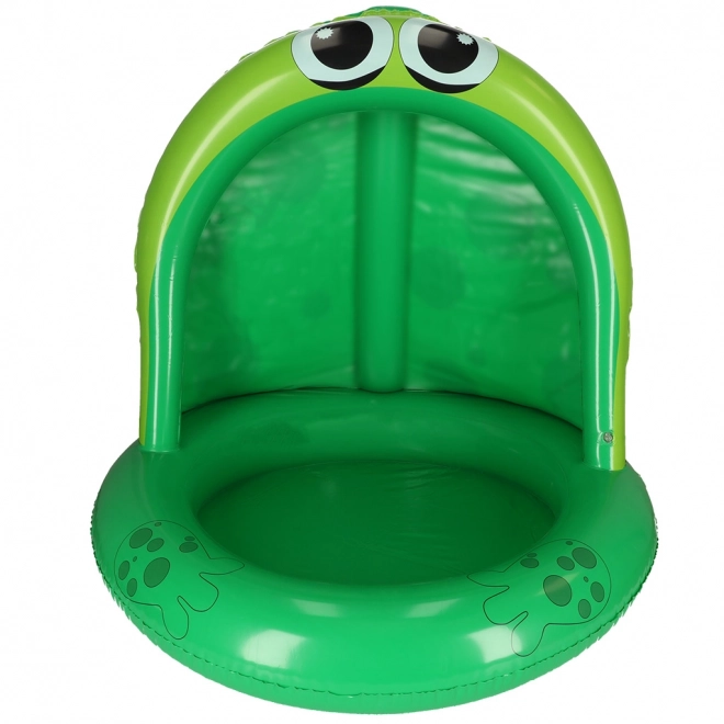 Inflatable Frog Baby Pool with Canopy