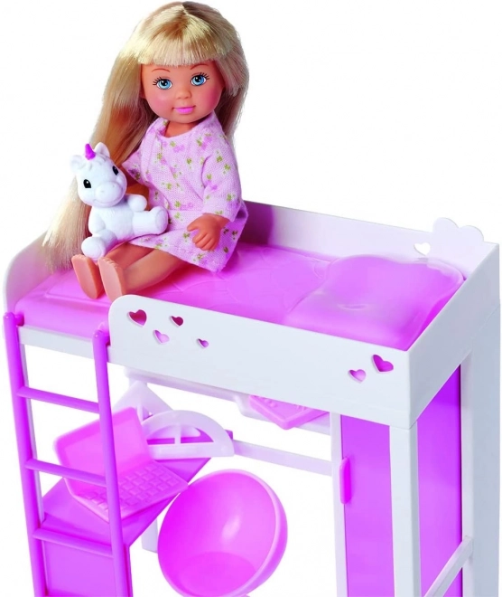 Evi Love Doll in Cozy Bedroom Playset