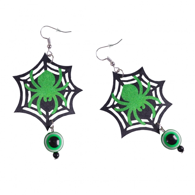 Halloween Witch Spider Earrings