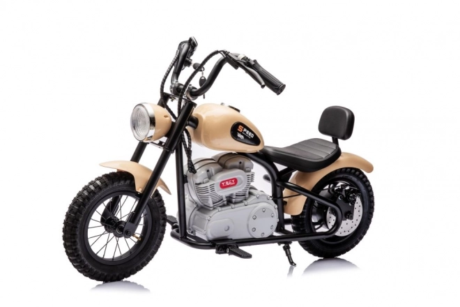 Khaki Battery-Powered Motorcycle 36V