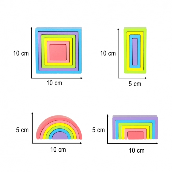 Educational Wooden Rainbow Puzzle