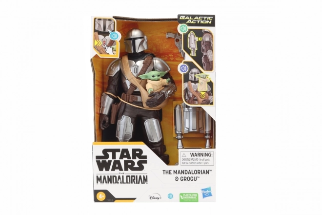 Star wars the mandalorian galactic action mando and grogu