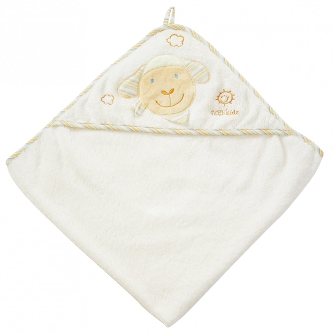 Hooded Baby Towel Sheep by Babylove