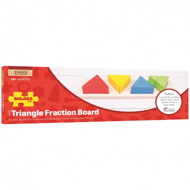 Educational Triangle Fraction Puzzle