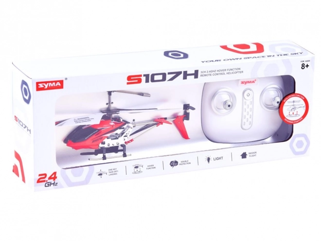 Syma S107H Remote Controlled Helicopter – Red