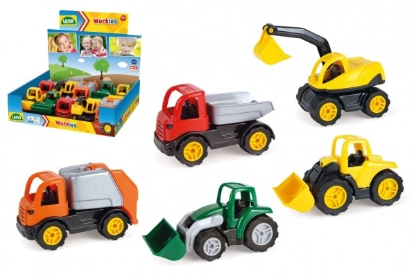 Auto Workies Plastic Construction Vehicles Set