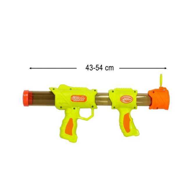 Green toy gun rifle with bullets 2 in 1