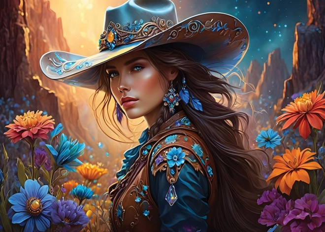 Puzzle Farmer Girl and Boots 2x500 pieces