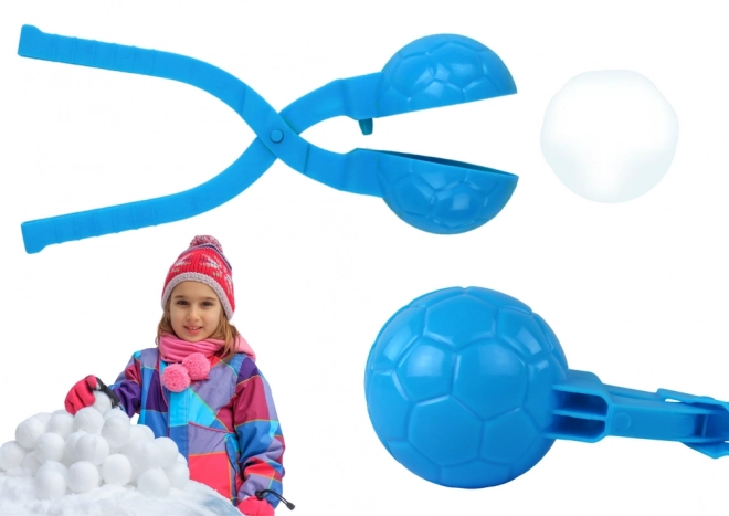 Snowball Maker with Ball Pattern in Blue