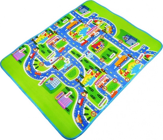 Educational Foldable Foam Play Mat City Design 160 x 130 cm