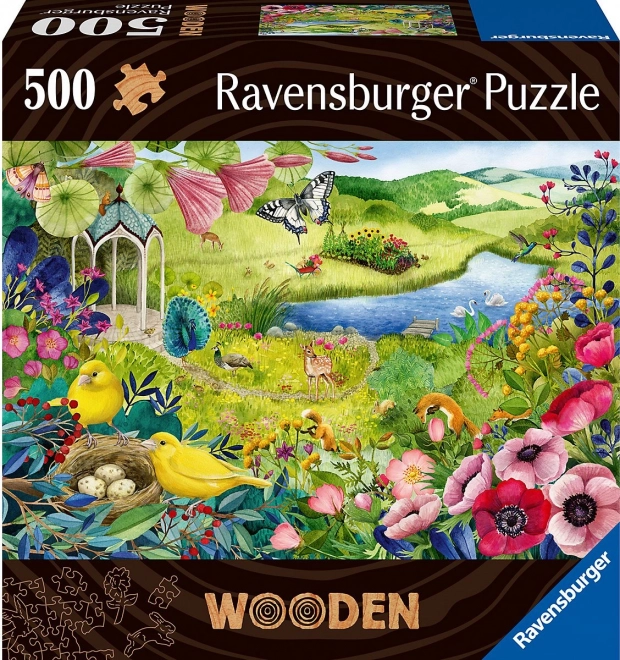 Wooden Puzzle Wild Garden 500 Pieces