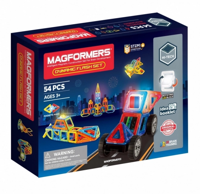 Magnetic Building Blocks Dynamic Flash Set