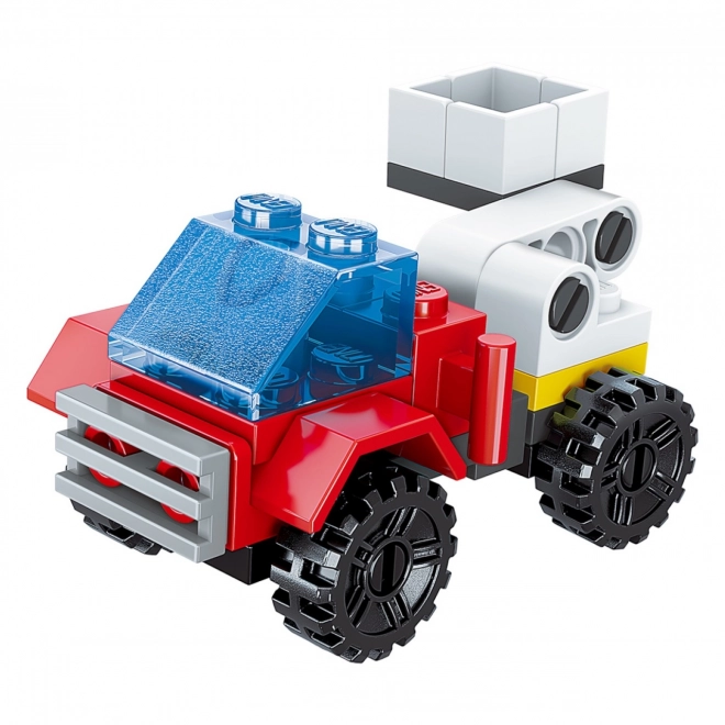 Qman Rescue Vehicle Skyline Building Set 3in1