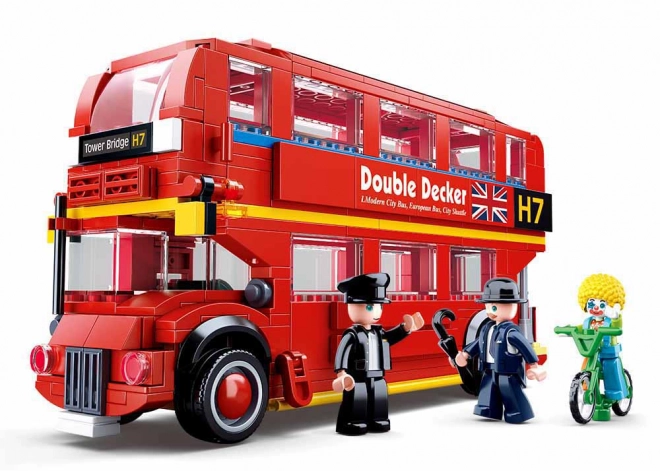 Sluban Double Decker Bus Building Set