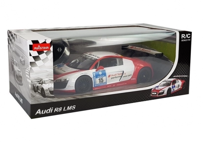 Remote Control Audi R8 LMS 1:14 Scale Red-White