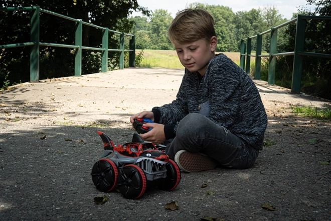 Amphibious Shark Remote Control Car - Red