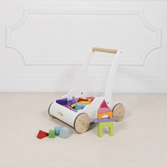 Le Toy Van Petilou Rainbow Block Cart