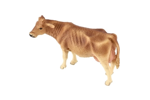 Jersey Cow Plastic Toy 13cm in Bag