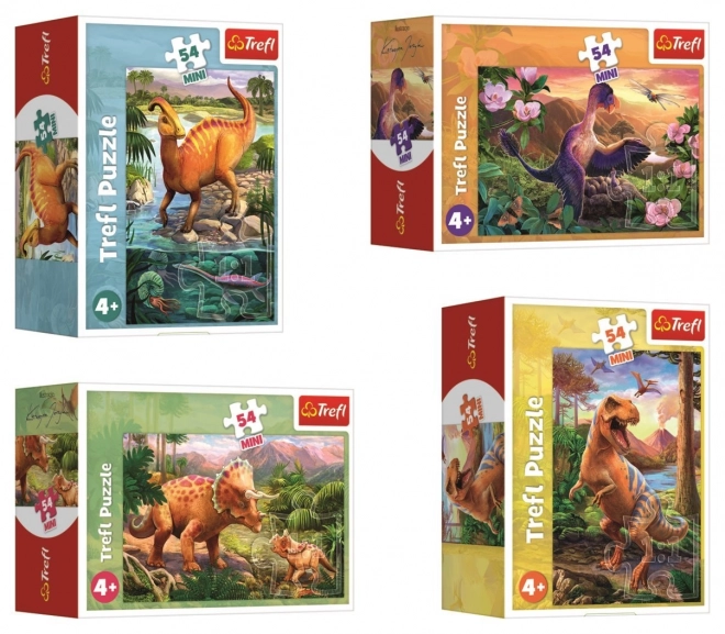 Trefl Mini Puzzle - Amazing Dinosaurs