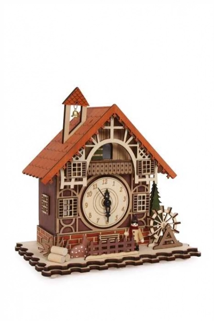 Small Foot Decorative Clock - Timbered House