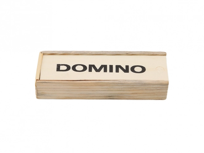 Wooden Domino Set with 28 Pieces