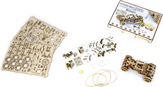 Holz-3D-Puzzle Auto Buggy